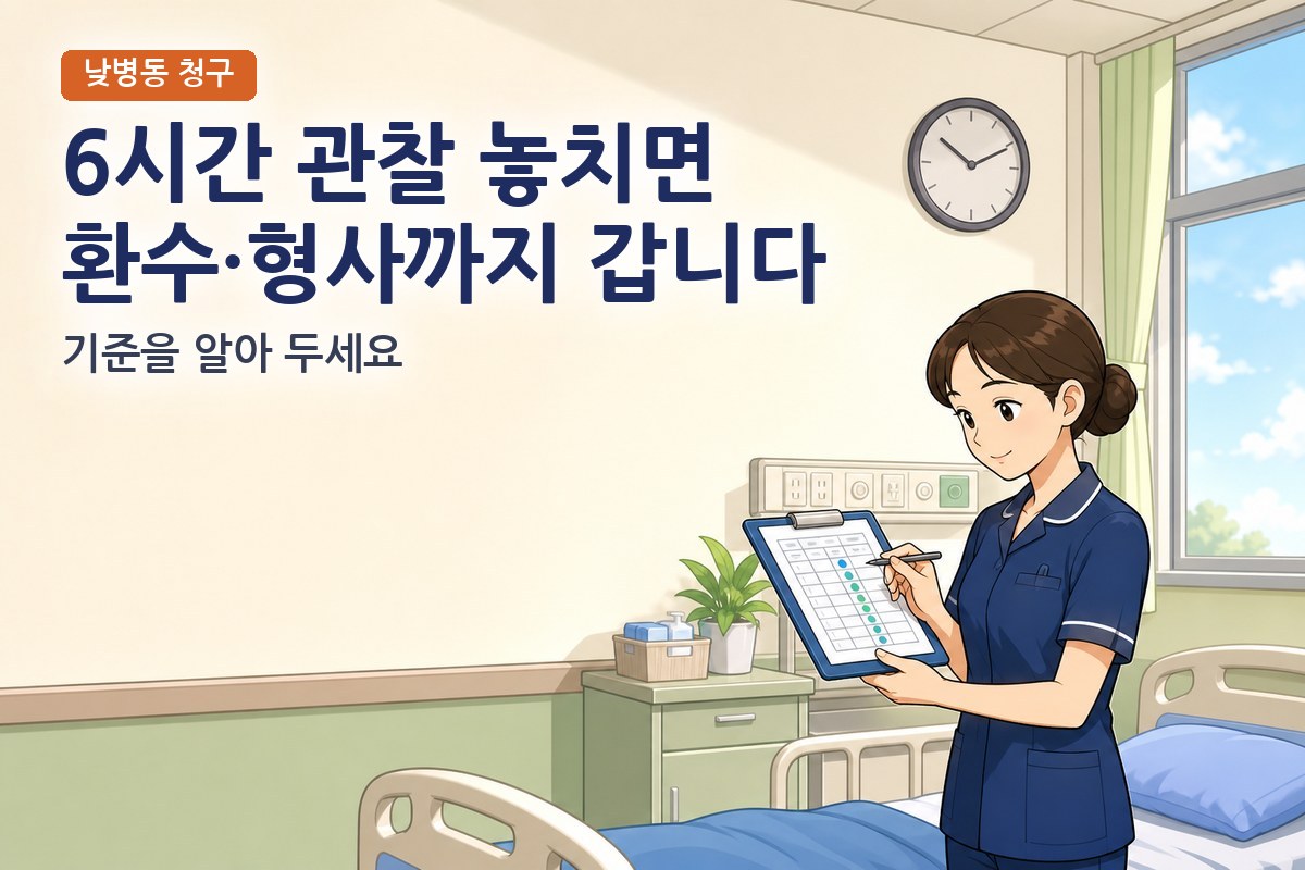요양급여 청구 낮병동 기준·잘못청구 위험성, 유형별 요건과 기록이 관건