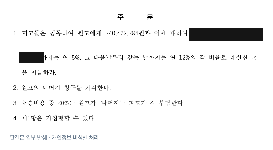 처분 결과 발췌 · 개인정보 비식별 처리