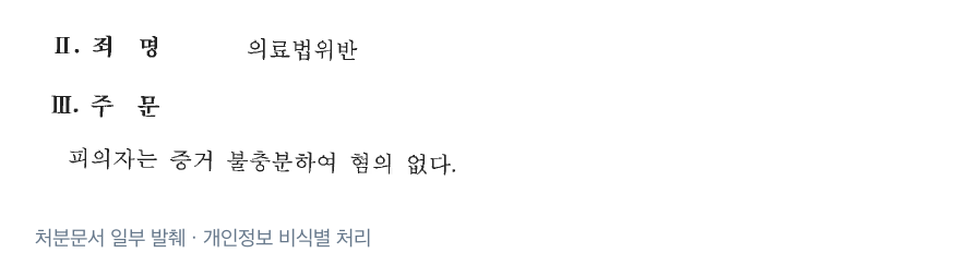 처분 결과 발췌 · 개인정보 비식별 처리