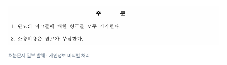 처분 결과 발췌 · 개인정보 비식별 처리